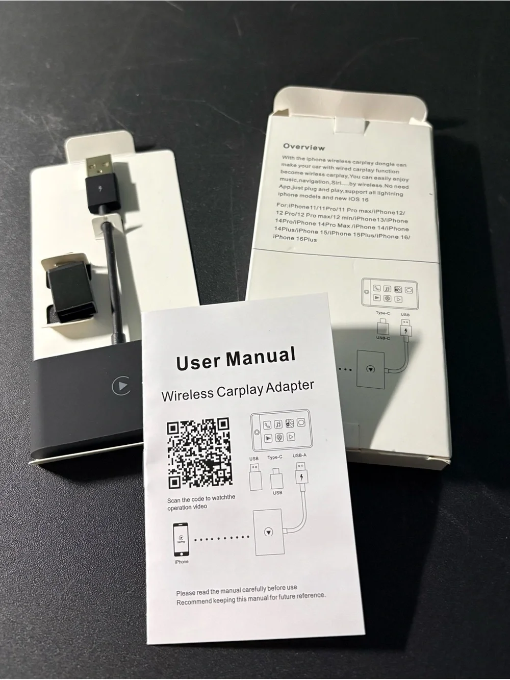 Magnetic Black USB-C to HDMI Adapter with Clip Connector